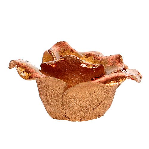 Floristik24 Mini rosas cobre 4cm 8pcs