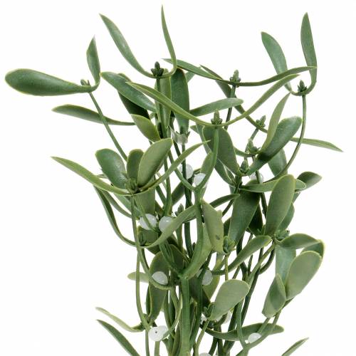 Muérdago con frutos blancos 30,5cm