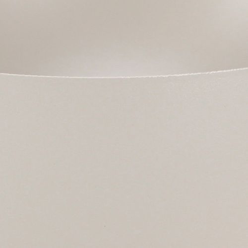 Artículo Macetero moderno de metal decorativo, trofeo gris, Ø20 cm, altura 16,5 cm