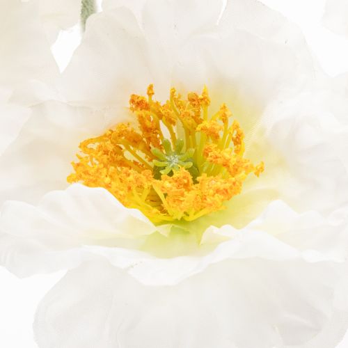 Amapola artificial, blanca,
