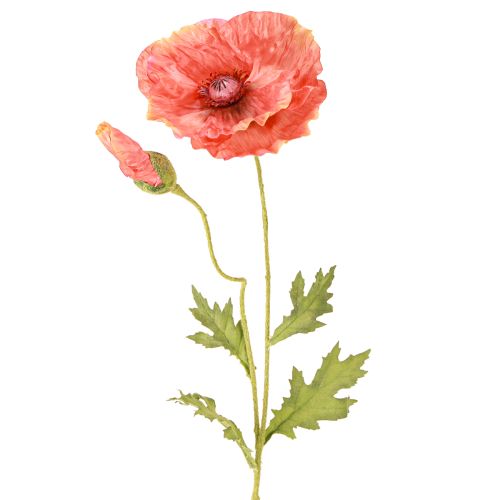 Artículo Amapola Artificial Flor Artificial en Color Naranja Ø13cm 84cm