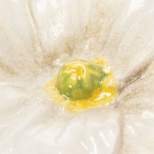 Artículo Estaca de amapola, flor de cerámica, cuidadosamente detallada, para elegantes acentos de jardín, 42 cm, 4 piezas