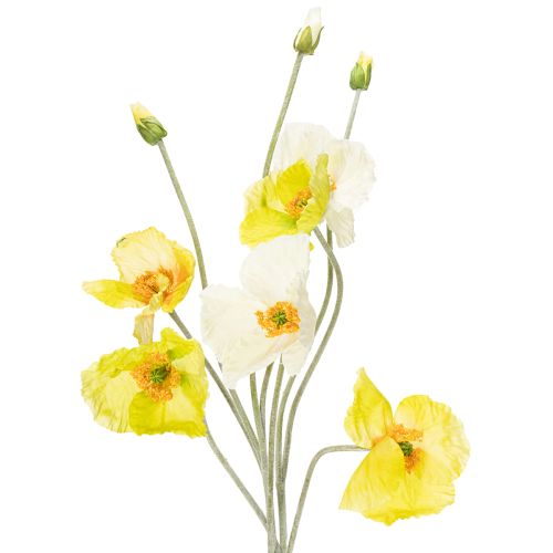 Decoración de amapola artificial para salones y oficinas, 95cm