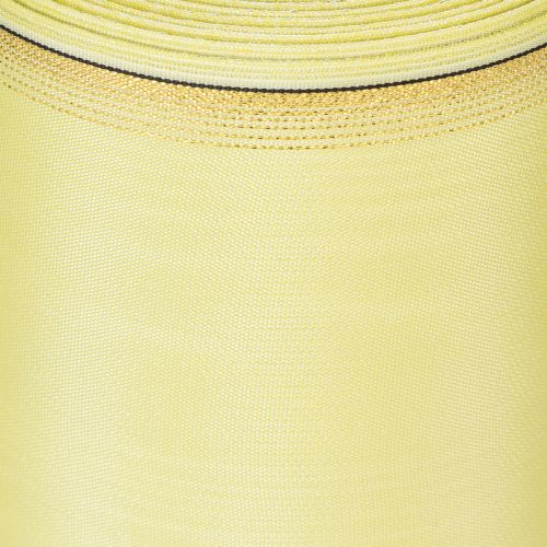 Artículo Cinta de moiré para coronas, verde claro con borde dorado, 175 mm x 25 m, decoración de alta calidad para floristería.