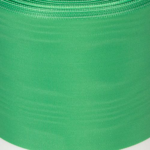 Cinta decorativa de moiré verde-blanco de 150 mm, cinta para lazo, tafetán de calidad de 25 m. | Floristik24.es