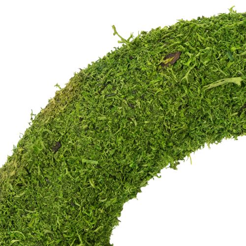 Artículo Corona de musgo como base versátil para ideas creativas de floristería y decoración, 20 cm, 4 piezas