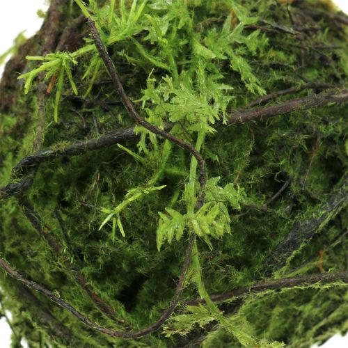 Floristik24 Bola de musgo Kokedama verde artificial Ø13cm