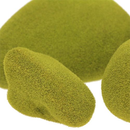 Floristik24 Mezcla de piedras de musgo verde 5.5-13cm 12pcs