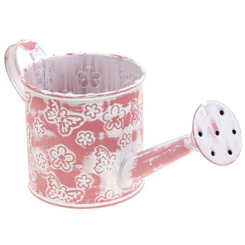Floristik24 Maceta regadera con mariposas Rosa Ø10cm H10cm
