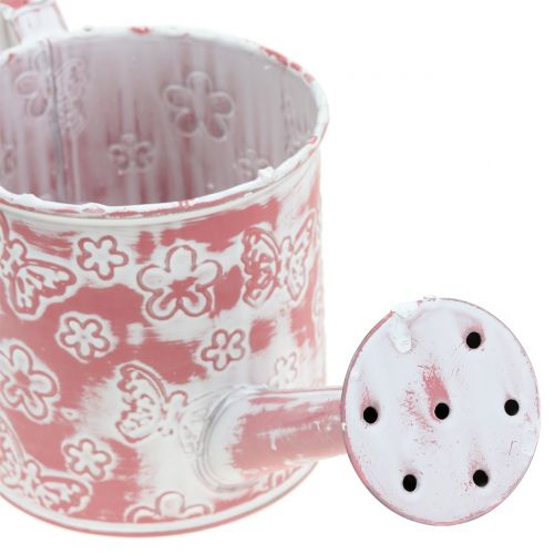 Floristik24 Maceta regadera con mariposas Rosa Ø10cm H10cm