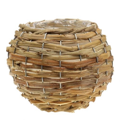 Floristik24 Basket ball para plantar marrón claro Ø21cm