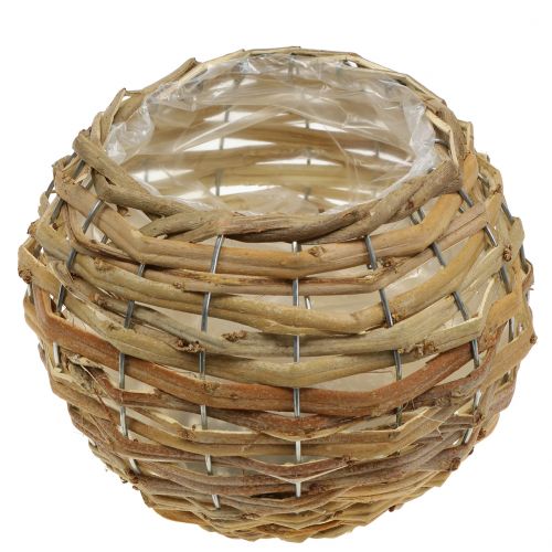 Floristik24 Basket ball para plantar marrón claro Ø21cm