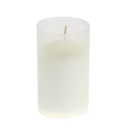 Artículo Vela de recambio para vela de tumba blanca H10cm 12 uds