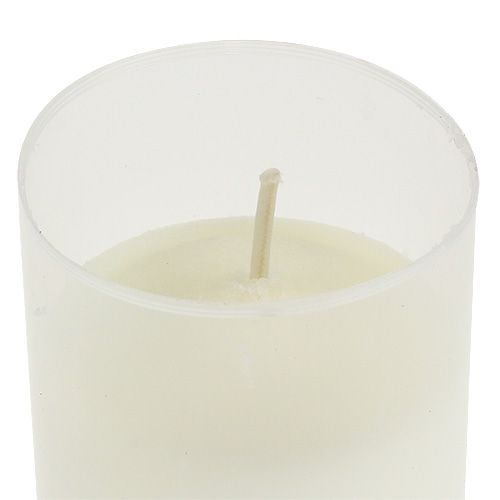 Artículo Vela de recambio para vela de tumba blanca H10cm 12 uds