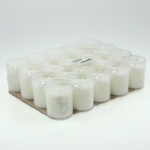 Recambio de vela para sepulcro blanco H5.8cm 20 piezas