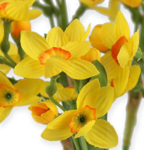 Floristik24 Ramo Narciso en amarillo 35cm 3pcs