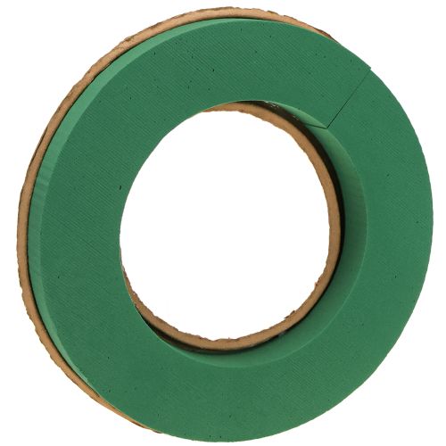 Base de corona de espuma floral húmeda de cartón Ø25cm 2 uds