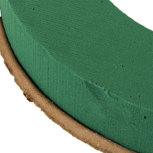 Artículo Base de corona de espuma floral húmeda de cartón Ø25cm 2 uds