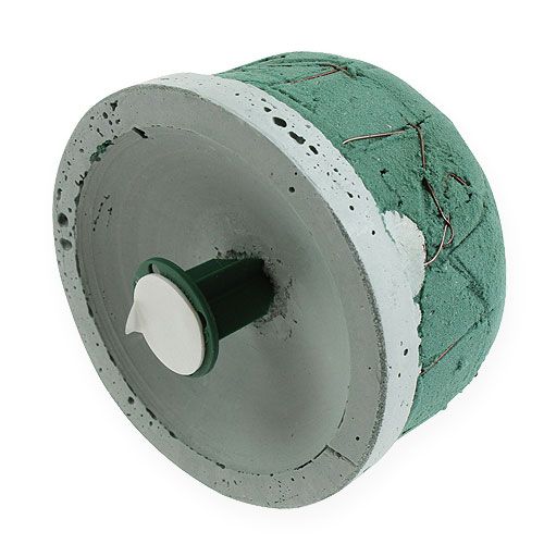 Floristik24 Espuma floral para arreglo de urna con soporte grande Ø10,5cm 3uds