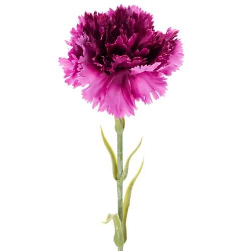 Clavel artificial, bicolor, tallo largo de 56 cm, ramo de 8 unidades. comprar | Floristik24.es