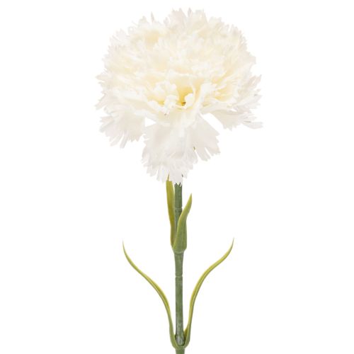 Clavel artificial con tallo para ramos y coronas, 56 cm, 8 unidades.