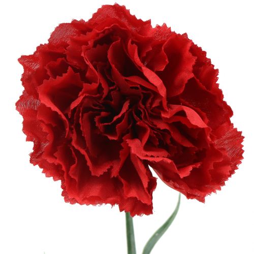 Floristik24 Clavel artificial rojo 67cm 9pcs