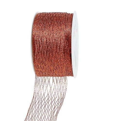 Floristik24 Malla cinta cobre alambre reforzado 40mm 15m