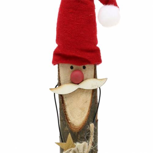 Floristik24 Deco Papá Noel madera 21cm 2pcs