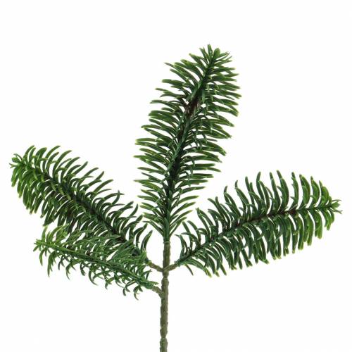 Floristik24 Nobilis rama de abeto verde artificial 24cm 12pcs