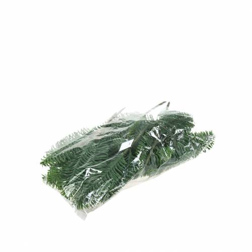 Floristik24 Nobilis rama de abeto verde artificial 24cm 12pcs