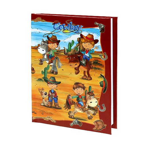 Floristik24 Cuaderno para niños Cowboy A6 1pc