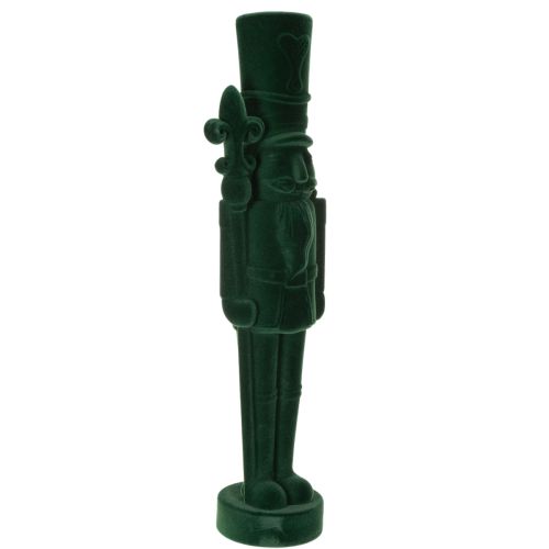 Figura de Cascanueces, de pie, decoración navideña, flocada, 77 cm comprar | Floristik24.es