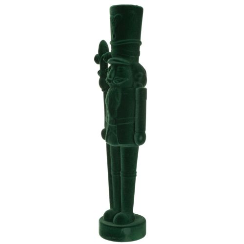 Figura de Cascanueces, de pie, decoración navideña, flocada, 77 cm | Floristik24.es