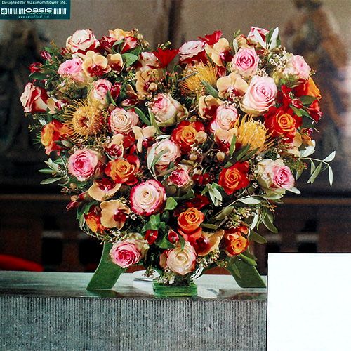 Floristik24 OASIS® Bioline® Corazón de Titanio 75cm