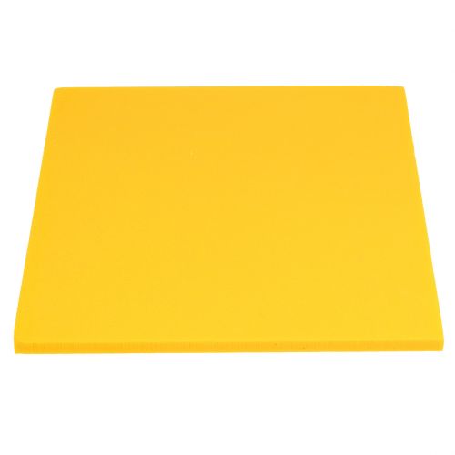 Floristik24 Paneles de diseño de espuma floral plug-in tamaño amarillo 34,5 cm × 34,5 cm 3 piezas