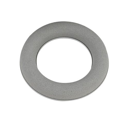 Artículo Corona de espuma floral en forma de anillo gris H3cm Ø20cm 6 uds