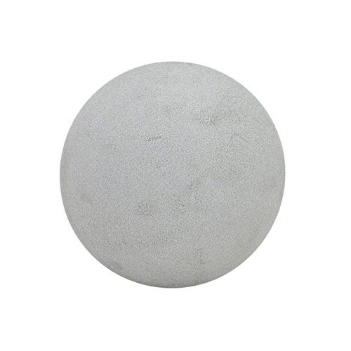 Artículo Bola de espuma floral compuesto enchufable seco gris Ø16cm 2uds