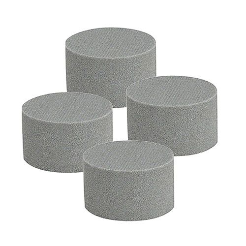 Artículo Cilindro de espuma floral compuesto enchufable seco gris H5cm Ø8cm 20 piezas
