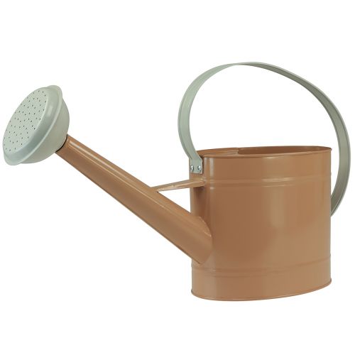 Artículo Regadera decorativa macetero marrón claro metal 52,5×15×30cm
