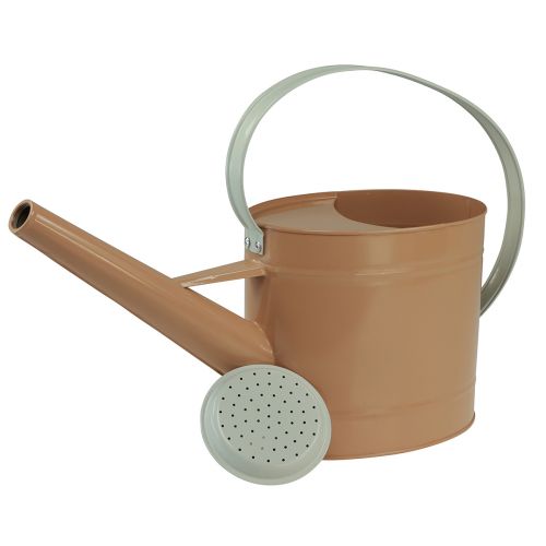 Artículo Regadera decorativa macetero marrón claro metal 52,5×15×30cm