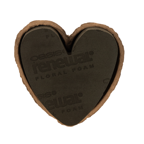 Corazón de espuma floral OASIS® Renewal® Espuma floral Biolit® 18 cm 2 unidades comprar | Floristik24.es