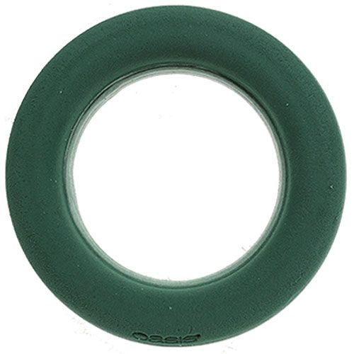 Floristik24 Anillo de espuma floral corona verde masa enchufable Ø42cm 2 piezas