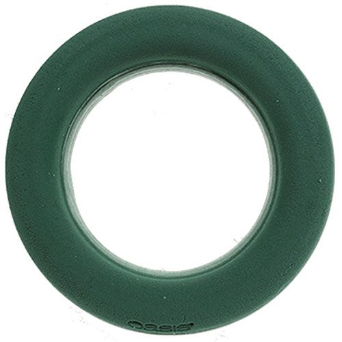 Artículo Anillo de espuma floral Corona de espuma verde Ø42cm 2pcs