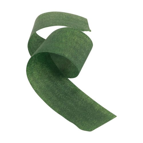 Floristik24 Cinta Floral Cinta de Flores Cinta de Envolver Verde 25mm 6uds