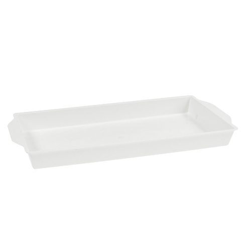 Artículo Cuenco enchufable OASIS® blanco 23cm x 11,5cm x 2,5cm 5 uds.
