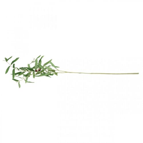 Rama decorativa de olivo artificial con aceitunas 100cm-02291