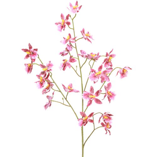 Artículo Oncidium Orquídeas Artificiales Decoración Rosa Violeta 93cm 2uds