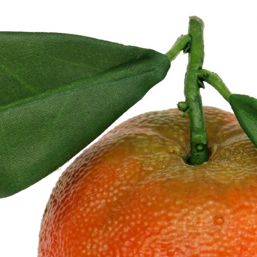 Artículo Naranja con hoja 7cm 4uds