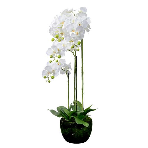 Artículo Orquidea blanca con globo 110cm
