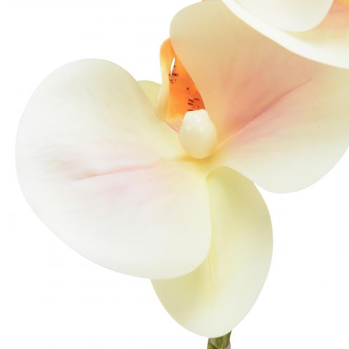 Artículo Orquídea Artificial Crema Naranja Phalaenopsis 78cm